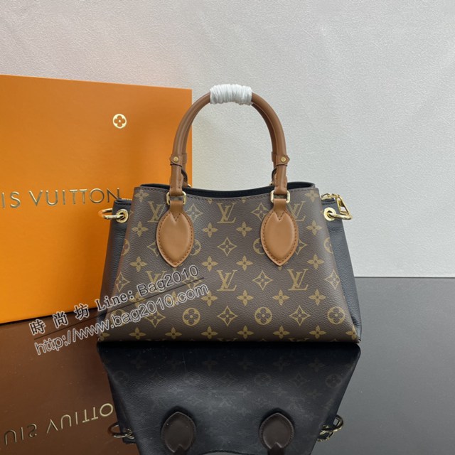 Lv路易威登2023專櫃新款Opéra BB手袋 LV老花粒面皮革手提肩背女包 M46495 ydh5060